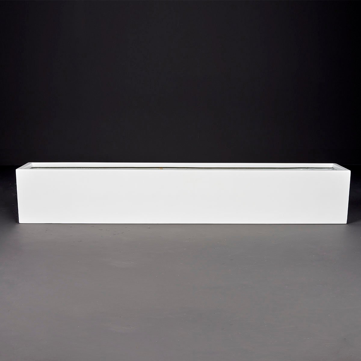 Wheeling Narrow Rectangular Planter